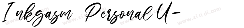 Inkgasm   Personal U字体转换